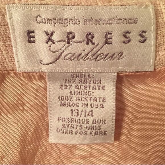 Pale Pink Express Skirt Size 14 - Picture 4 of 4